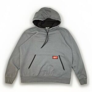 Milwaukee Hoodie Workwear Pullover Gray Heavyweight